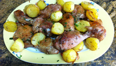 Frango com batata estilo da vovó para impressionar