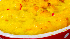 Escondidinho de carne seca do Faé