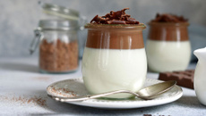 Travessa de leite em pó