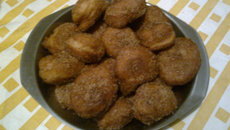 Bolinho de chuva com banana nanica