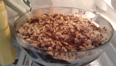 Sobremesa gelada de café