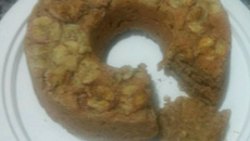 Bolo natural de granola