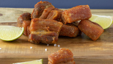 Toucinho de barriga na airfryer