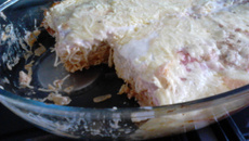 Lasanha de macarrão cabelinho de anjo