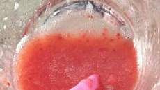 Smoothie de morango fácil