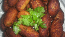 Bolinho de arroz com soja