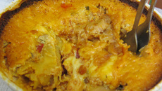 Lasanha de frango sem lactose no micro-ondas