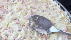 Batata com bacon e requeijão da Grazy