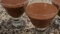Mousse falso de chocolate