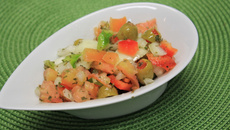 Vinagrete com azeitonas