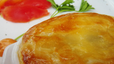 Folhado de Bacalhau à moda do Chef