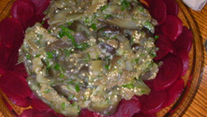 Antepasto ou salada de berinjela