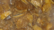 Vaca atolada à moda gaúcha