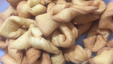 Cueca virada com fubá