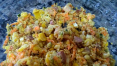 Farofa fria de Natal