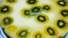Torta mousse de kiwi