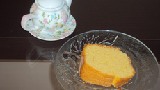 Bolo de milho da família