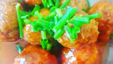 Almôndegas vegetariana