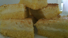 Bolo cremoso de fubá