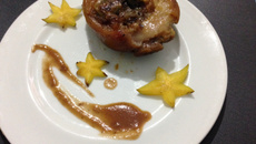 Ossobuco de porco ao molho de carambola