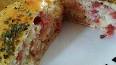 Pão fácil e recheado