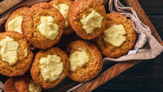 Muffins Recheados com Philadelphia