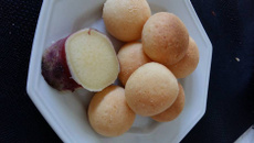 Pão de queijo light (batata doce)