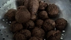 Bolinho de chuva de chocolate