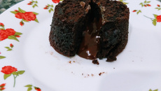 Brownie de chocolate com sorvete