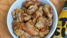 Camarão pipoca com Tucupi