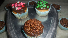 Cupcake bomba de chocolate