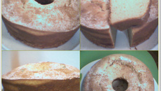 Bolo de banana feito no liquidificador