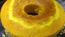 Bolo fácil de laranja sem glúten