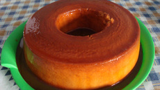 Pudim de queijo especial do Matheus Bottaro