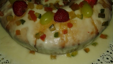 Bolo de Natal fit (farinha de arroz)