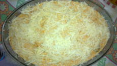 Camarão com requeijão