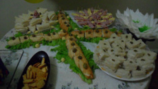 Pão a metro de festa