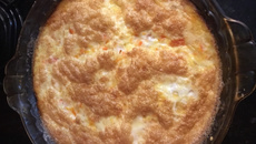 Quichê de frango cremoso com creme de leite