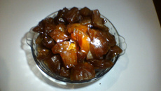 Doce de mamão verde cristalizado