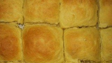 Pão de hambúrguer com mandioquinha