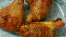 Coxa de frango recheada