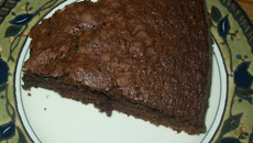 Bolo de chocolate muito fofo