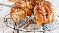 Pão rosa - estrela (com canela)