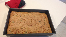 Torta salgada de legumes com frango