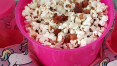 Pipoca delícia com bacon