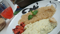 Filé de frango ao molho de gorgonzola