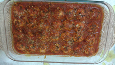 Almôndegas de ricota e espinafre