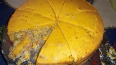 Torta de cenoura recheada