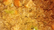 Proteína de soja refogada