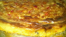 Escondidinho de camarão com queijo